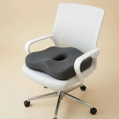 Memory Foam Seat Cushion & Lumbar Support Pillow – Ergonomic Chair Pad