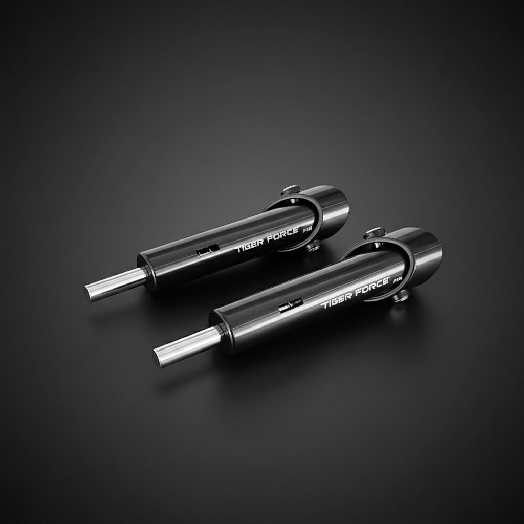 Two 'Tiger Force' tools on a gray textured surface