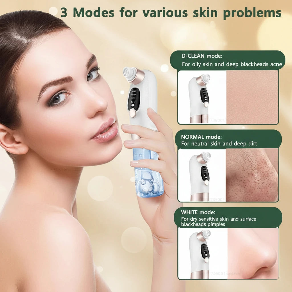three uses of product with model holding the product