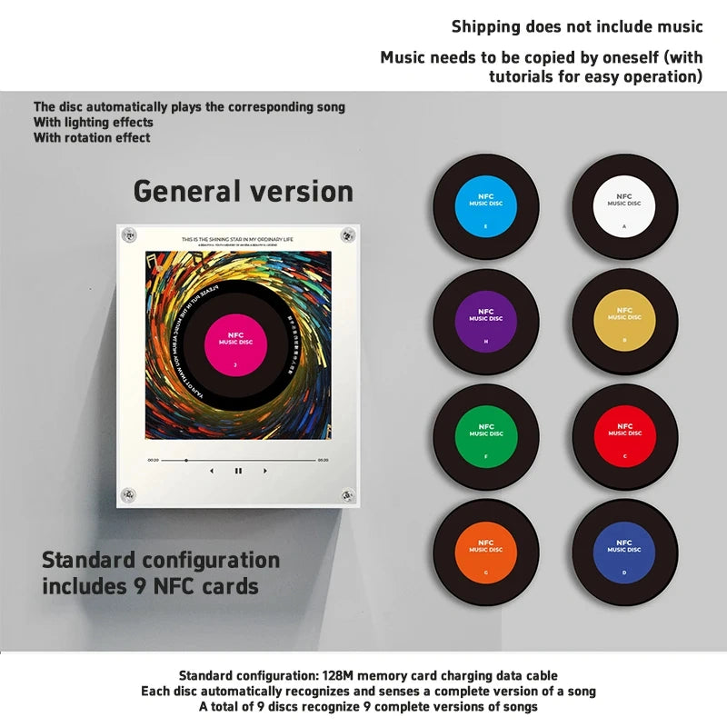 NFC Music Magnet – Tap-to-Play Fridge Music Player