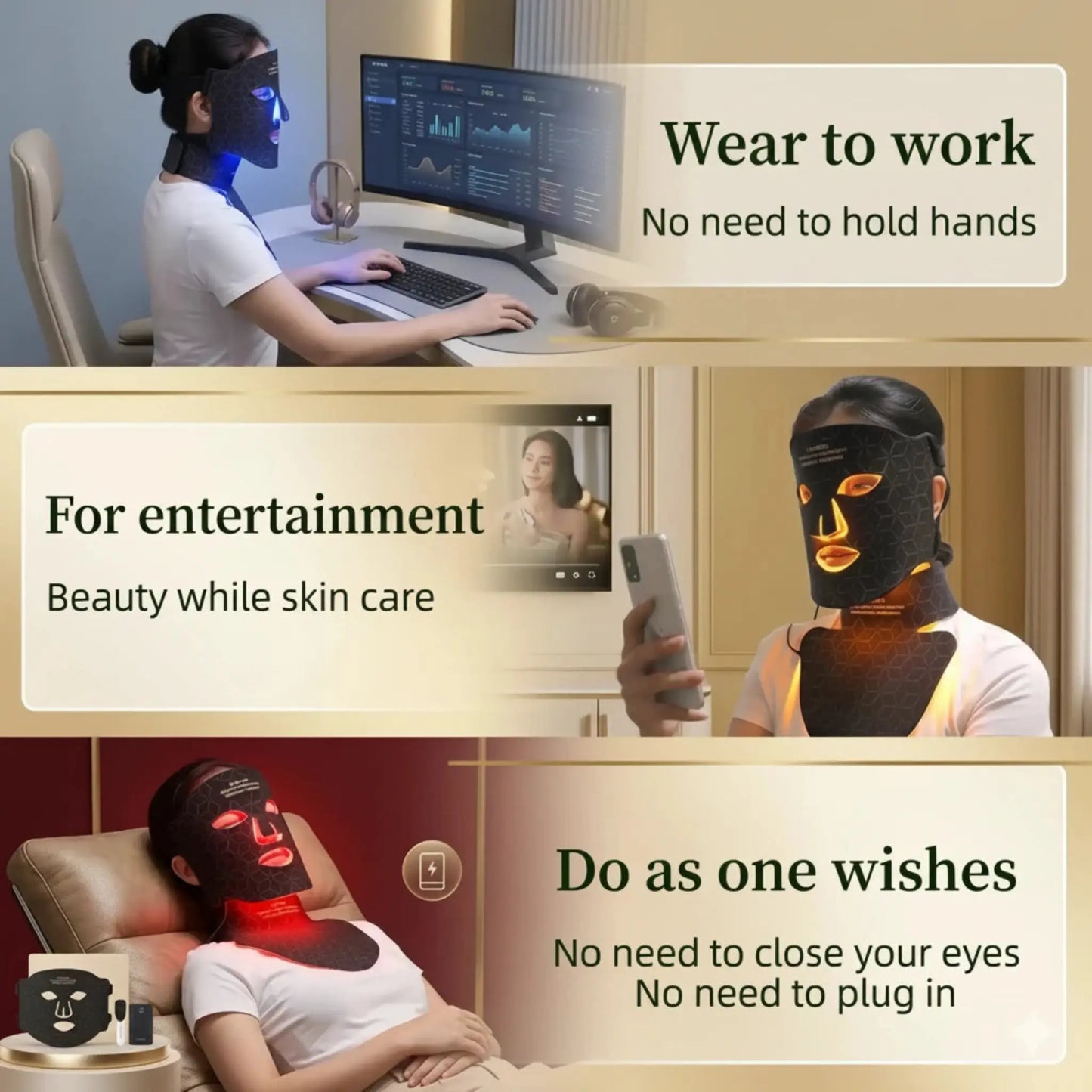 doing daily activities with mask