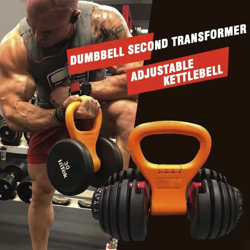 Kettlebell Grip Handle for Dumbbells – Convert Any Dumbbell Instantly