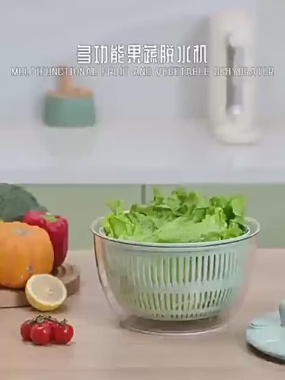 7-Piece Salad Spinner Set with Chopper & Vegetable Washer